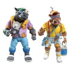 Teenage Mutant Ninja Turtles (Cartoon 1980) Action Figure 2 Pack Vacation Bebop and Rocksteady 18 cm - NECA (NL)