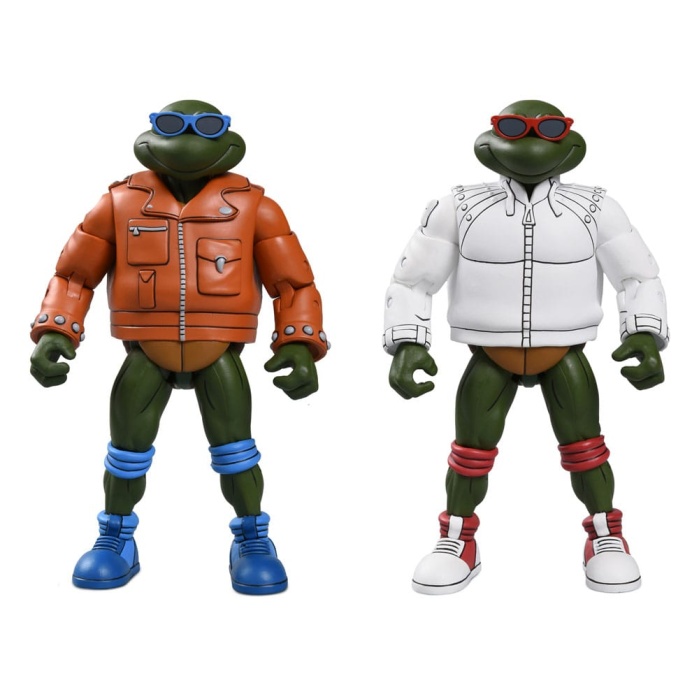 Teenage Mutant Ninja Turtles (Cartoon) Action Figure Punk Leo and Punk Raph 2 Pack 18 cm NECA Product