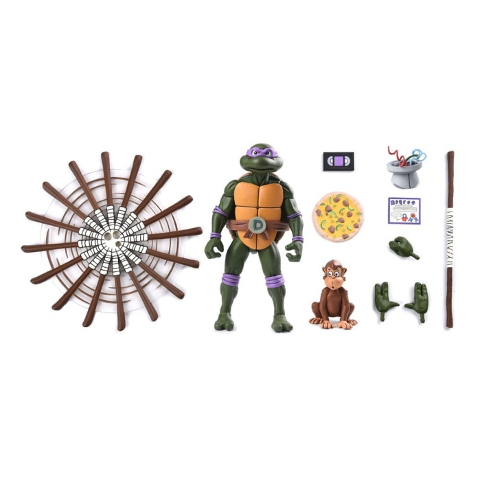 Teenage Mutant Ninja Turtles (Cartoon) Action Figure Ultimate Donatello VHS 18 cm NECA Product