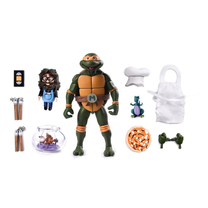 Teenage Mutant Ninja Turtles (Cartoon) Action Figure Ultimate Michelangelo VHS 18 cm NECA Product