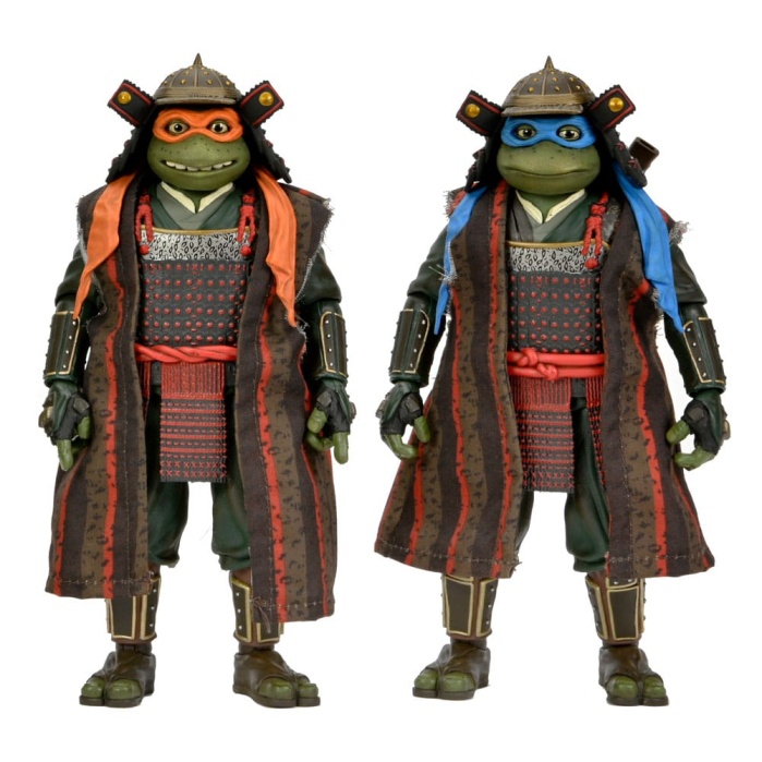 Teenage Mutant Ninja Turtles III Action Figure 2-Pack Leonardo & Michelangelo 18 cm NECA Product