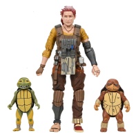 Teenage Mutant Ninja Turtles (The Last Ronin The Lost Years) Action Figure Grammy April with Baby Yi & Moja 18 cm NECA Product