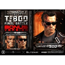 Terminator 2: Judgment Day - T-800 Final Battle Deluxe Bonus Version 1:3 Scale Statue | Prime 1 Studio