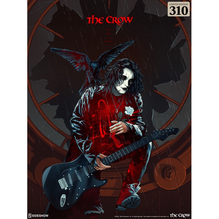 The Crow: Real Love is Forever Unframed Art Print Sideshow Collectibles Product