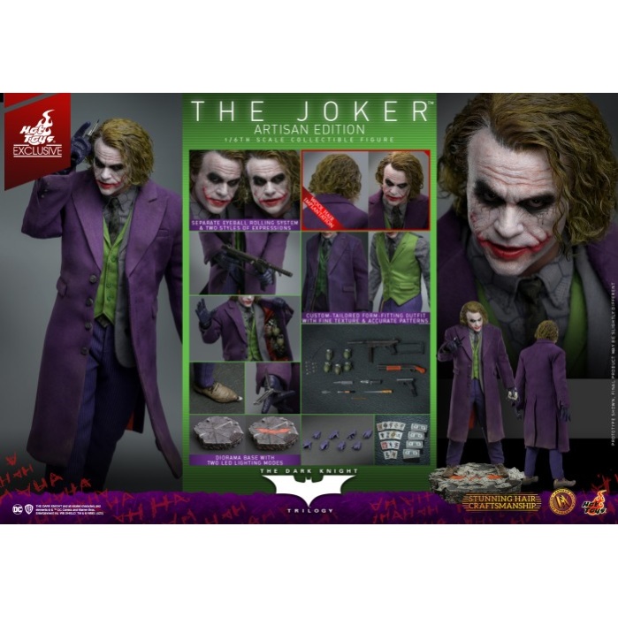 The Dark Knight Trilogy – 1/6 Scale The Joker Action Figure Artisan Ver. DX33AE Hot Toys Product