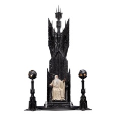 The Lord of the Rings Statue 1/6 Saruman the White on Throne 110 cm | Weta Workshop