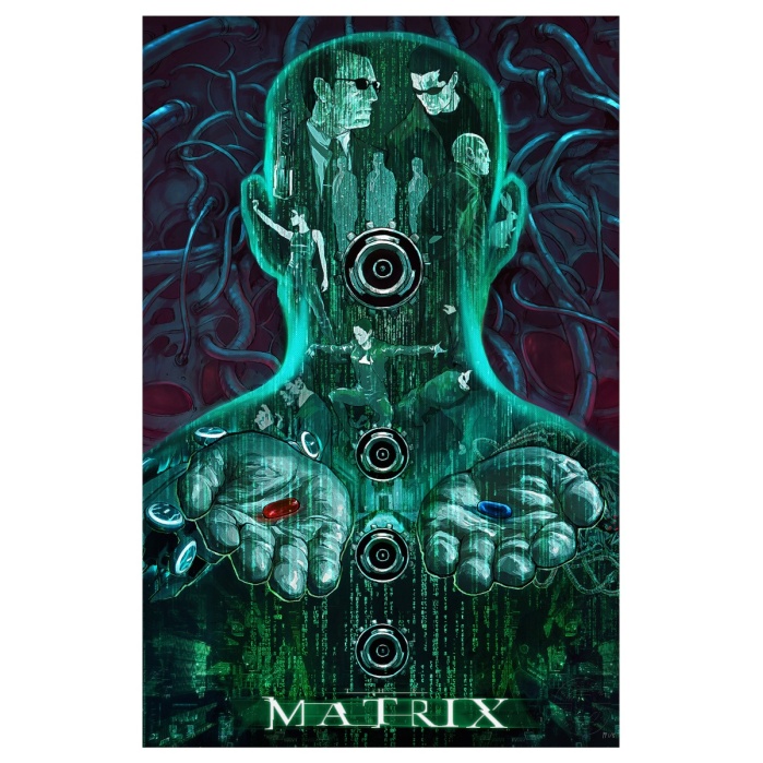 The Matrix: Matrix Unframed Art Print Sideshow Collectibles Product