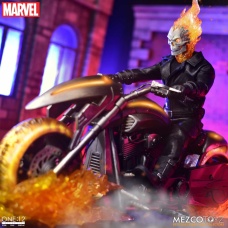 The One:12 Collective: Marvel - Ghost Rider and Hell Cycle Set | Mezco Toyz
