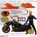 The One:12 Collective: Marvel - Ghost Rider and Hell Cycle Set Mezco Toyz Product