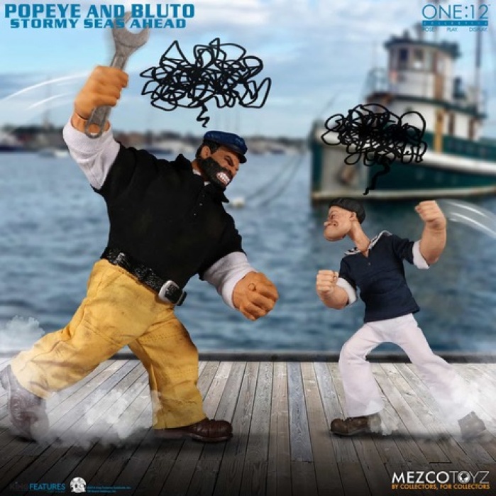The One:12 Collective: Popeye and Bluto Stormy Seas Ahead Box Set Mezco Toyz Product