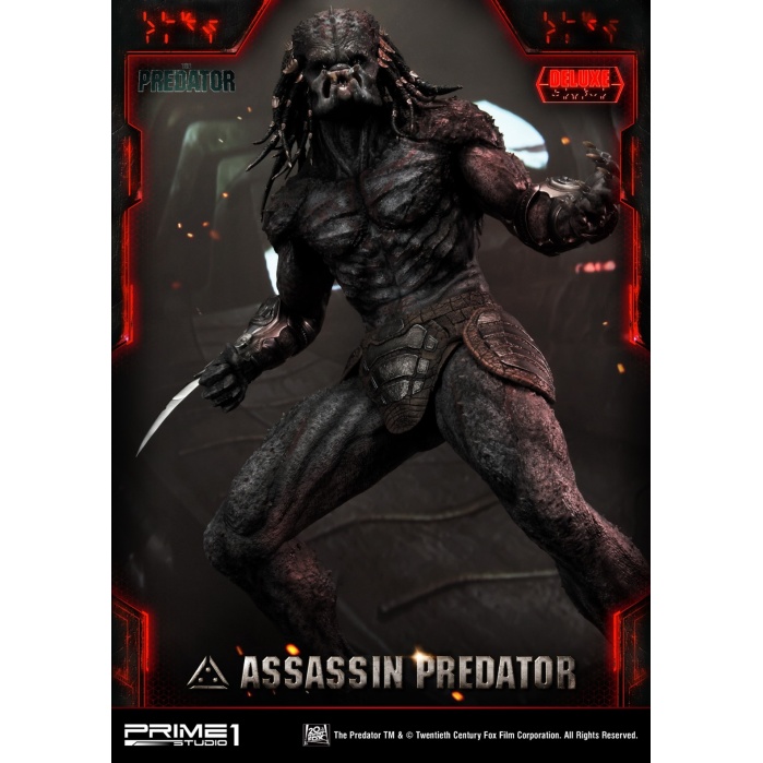 The Predator 2018: Deluxe Assassin Predator 1:4 Scale Statue Prime 1 Studio Product