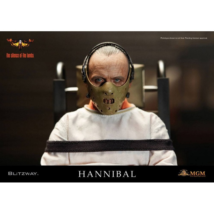 The Silence of the Lambs Figure Hannibal Lecter Straitjacket Ver Blitzway Product