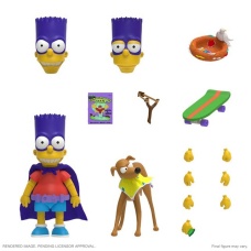 The Simpsons: Ultimates Wave 2 - Bartman 7 inch Action Figure | Super7