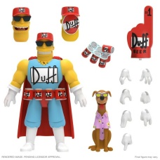The Simpsons: Ultimates Wave 2 - Duffman 7 inch Action Figure | Super7