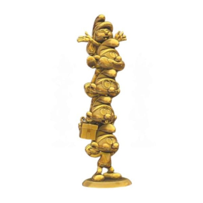 The Smurfs Resin Statue Smurfs Column Gold Limited Edition 50 cm COLLECTOYS Product