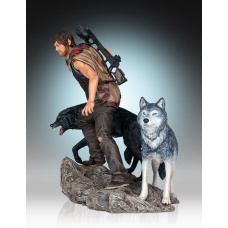 The Walking Dead Statue 1/8 Daryl & the Wolves 26 cm | Gentle Giant Studios