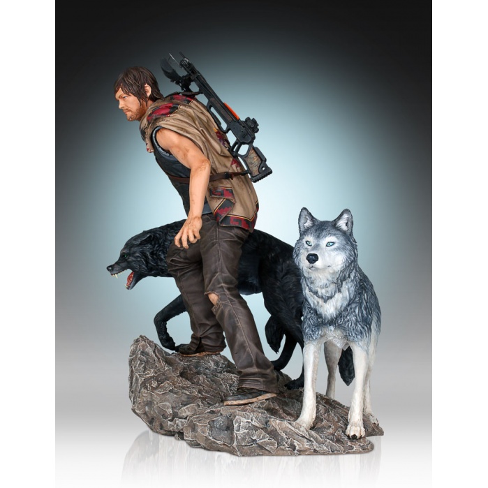 The Walking Dead Statue 1/8 Daryl & the Wolves 26 cm Gentle Giant Studios Product