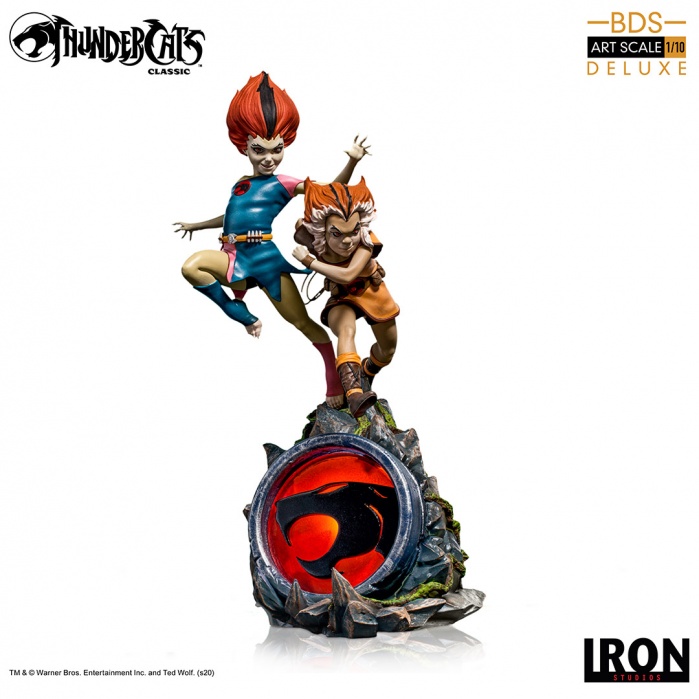 Thundercats: Deluxe WilyKit and WilyKat 1:10 Scale Statue Iron Studios Product