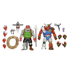 TMNT: Dirtbag and Groundchuck 7 inch Action Figure 2-Pack | NECA