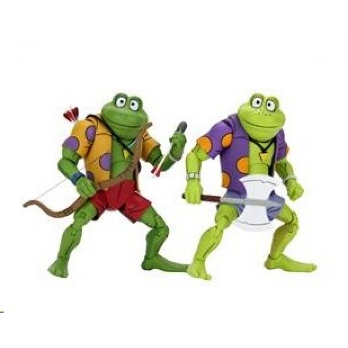 TMNT: Genghis and Rasputin Frog 7 inch Action Figure 2-Pack NECA Product