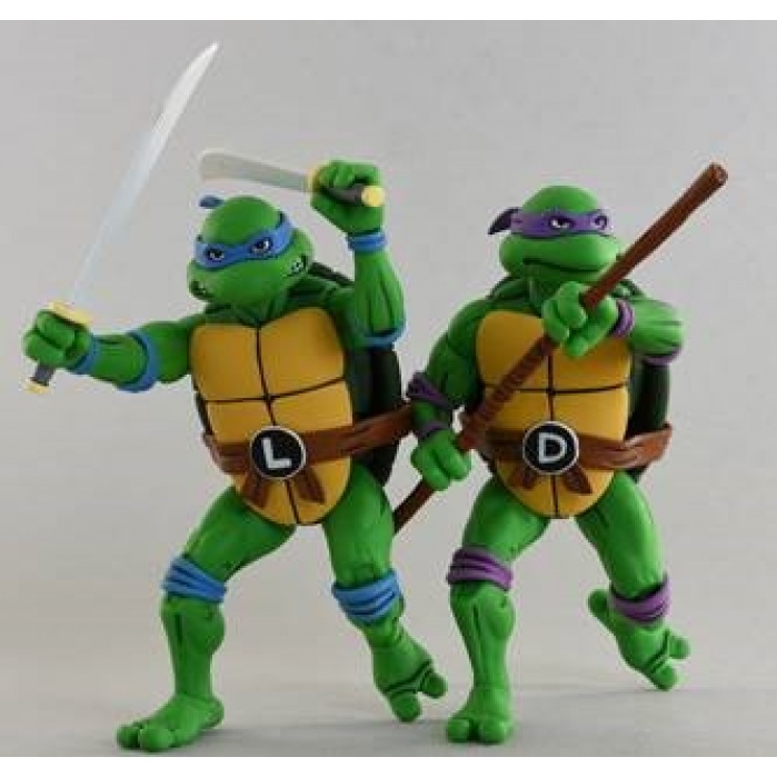TMNT: Leonardo and Donatello 7 inch Action Figure 2-Pack NECA Product