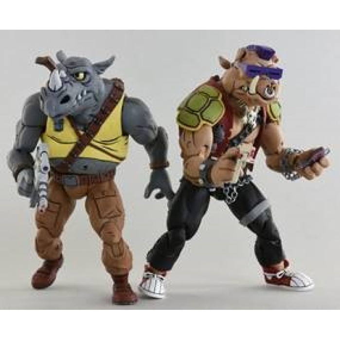 TMNT: Rocksteady and Bebop 18 cm. Action Figure 2-Pack NECA Product