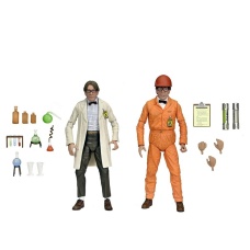 TMNT: Secret of the Ooze - Lab Coat & Hazmat Suit Professor Perry 7 inch Action Figure 2-Pack | NECA