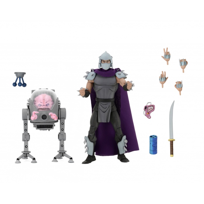 TMNT: Shredder vs Krang in Bubble Walker 7 inch Action Figure 2-Pack NECA Product