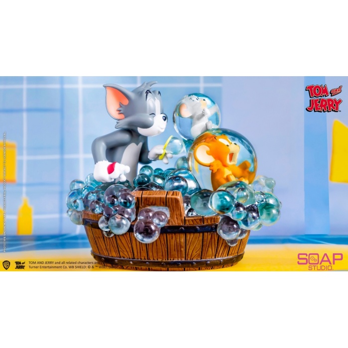 Tom and Jerry: Bath Time Statue Soap Studio Product