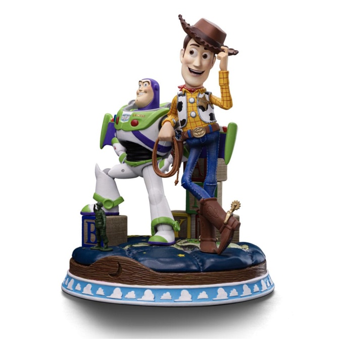 Toy Story Deluxe Art Scale Statue 1/10 Buzz & Woody 38 cm Iron Studios Product