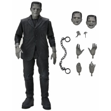 Universal Monsters: Ultimate Black and White Frankensteins Monster 7 inch Action Figure | NECA
