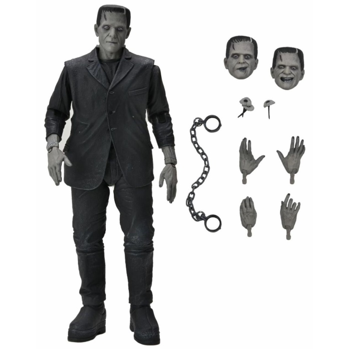 Universal Monsters: Ultimate Black and White Frankensteins Monster 7 inch Action Figure NECA Product