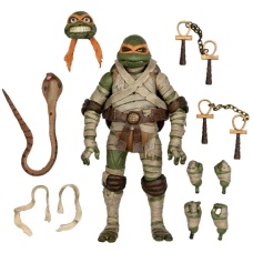 Universal Monsters x TMNT: Michelangelo as The Mummy 7 inch Action figure - NECA (EU)