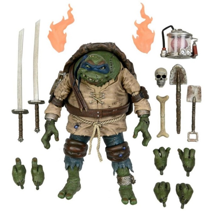 Universal Monsters x TMNT: Ultimate Leonardo as The Hunchback 7 inch Action Figure NECA Product