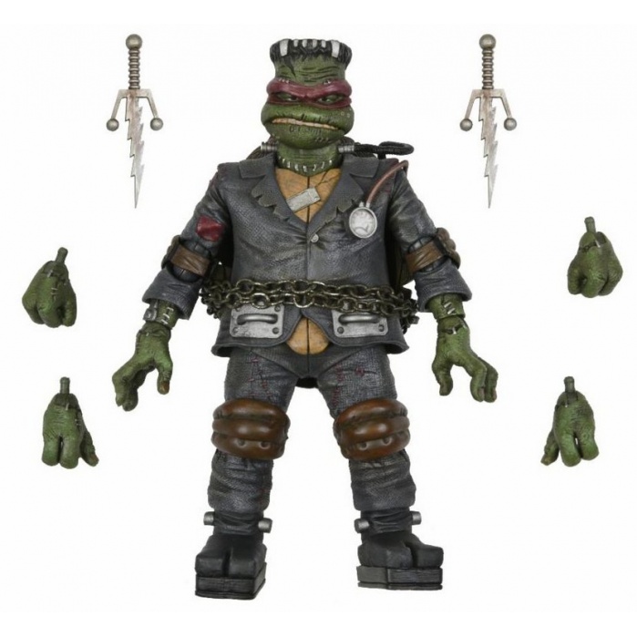 Universal Monsters x TMNT: Ultimate Raphael as Frankensteins Monster 7 inch Action Figure NECA Product
