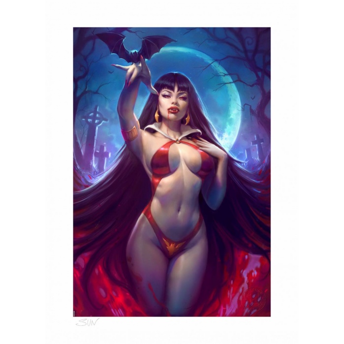 Vampirella: Vampirella #9 Unframed Art Print Sideshow Collectibles Product