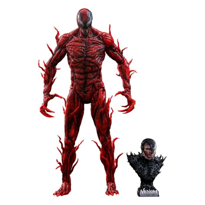 Venom: Let There Be Carnage Movie Masterpiece Series PVC Action Figure 1/6 Carnage Deluxe Ver. 43 cm Hot Toys Product