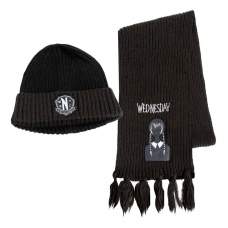 Wednesday Beanie & Scarf Set Nevermore - Metropolis-Collectibles (NL)