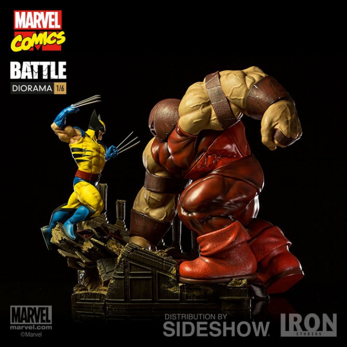 Wolverine vs Juggernaut 1:6 Scale Diorama Iron Studios Product